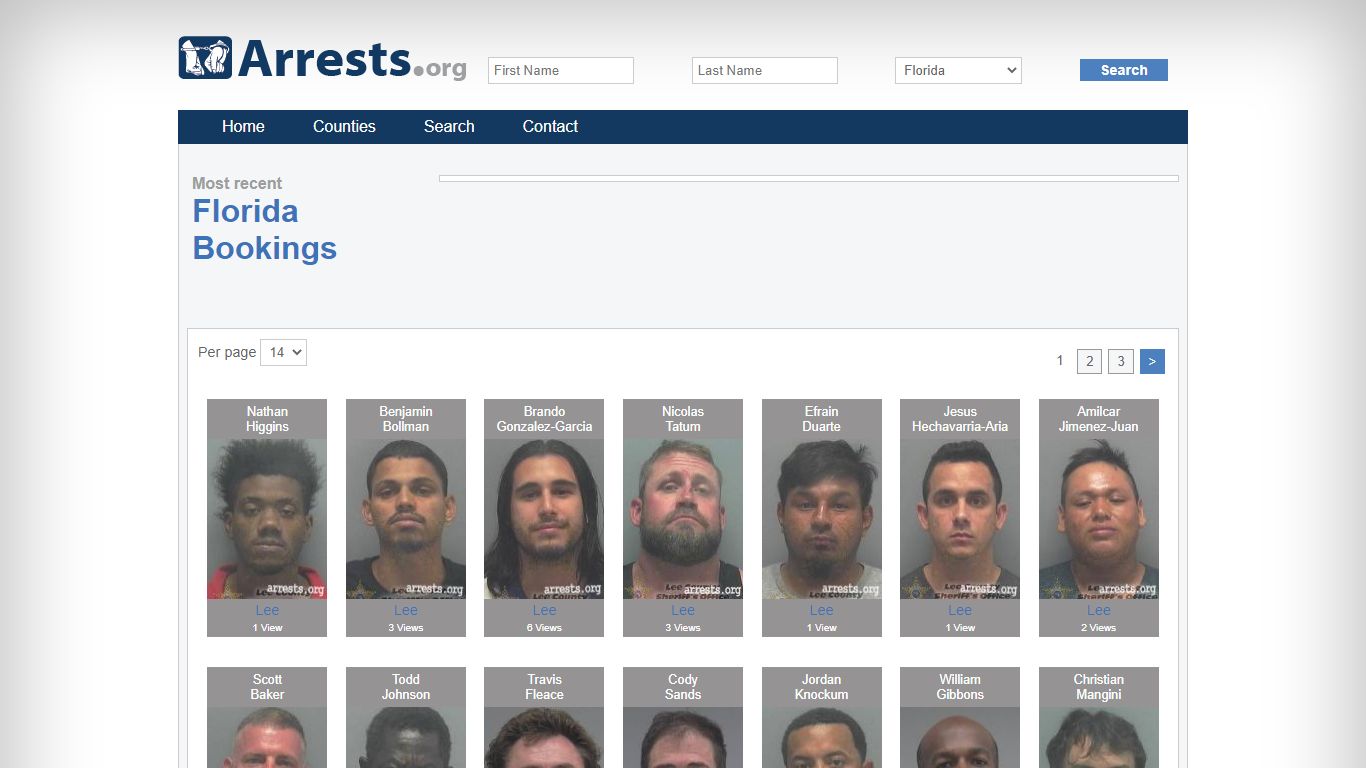 Florida Arrests and Inmate Search